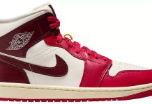 【折后$56.98 包邮】Air Jordan 1 Mid 女士中帮运动鞋