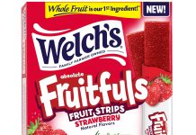 【折后$2.73 Prime包邮】Welch’s Absolute Fruitfuls 草莓果干条 10条装