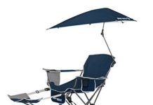 【折后$49.99 Prime包邮】Sport-Brella 三档可调带遮阳伞+可拆脚踏躺椅