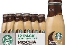 【折后$17.48 包邮】Starbucks Frappuccino 星巴克摩卡咖啡饮料 13.7oz×12瓶