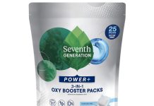 【折后$5.57 Prime包邮】Seventh Generation Power+ Oxy Booster 无香衣物去渍增白洗衣凝珠 25颗