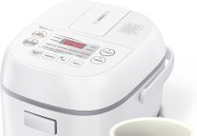 【折后$80.49 包邮】Toshiba 东芝迷你智能电饭煲 3杯米容量8种烹饪模式 两色选