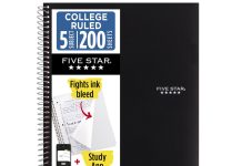 【折后$3.5 Prime包邮】Five Star 五科螺旋笔记本 200张