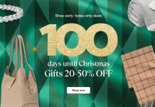 就今天❗️Macy’s圣诞倒计时100天大促!节日好礼低至3折!