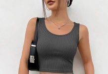 【折后$19.99 Prime包邮】女士罗纹短款上衣+短裤+长裤三件套 多色选