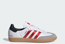 好看百搭!【折后$55 包邮】adidas x Coca-Cola Samba OG 阿迪达斯可口可乐联名复古休闲板鞋