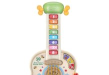 【折后$13.79 Prime包邮】LeapFrog Strum and Count 木质儿童吉他音乐启蒙玩具