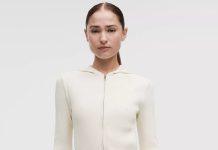 版型真好看!【折后$119 包邮】Lululemon Structured Knit 修身罗纹针织拉链连帽衫 两色选