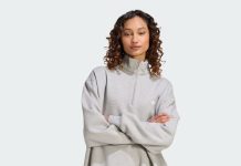 【折后$25.2 包邮】Adidas Essentials Fleece 女士半拉链卫衣