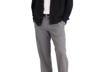 清仓好价!【折后低至$10.88】Dockers 男士直筒褶裥休闲卡其裤 多色选