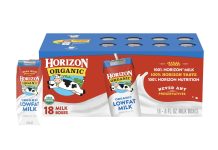 【折后$16.28 Prime包邮】 Horizon 低脂有机牛奶 18瓶!