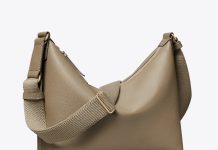 【折后低至$174.3 包邮】Tory Burch LEATHER SLOUCHY 气质斜挎包!