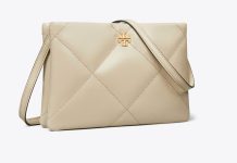 【折后$194.25 包邮】Tory Burch KIRA DIAMOND 菱格斜挎包