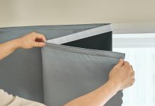 【折后低至$9.99 Prime包邮】免打孔自粘式100%全遮光窗帘 35×54英寸多色选