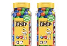【折后$14.83 Prime包邮】M&M’S 牛奶花生豆派对装 23oz*两罐!