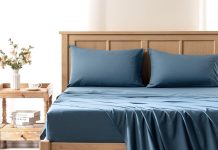 【折后$10.49 Prime包邮】凉感舒适床上用品四件套 Queen Size!