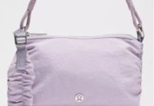 【折后$49 包邮】Lululemon Ruched Shoulder Bag Mini 1.5L 迷你褶皱单肩包