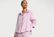 【折后$26.24】Victoria’s Secret 莫代尔棉质绑带家居服套装