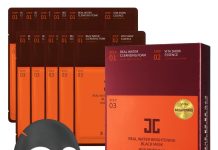 平均一张才$1.2!【折后$12 Prime包邮】JAYJUN Real Water Brightening 三步焕亮补水黑面膜 10片装