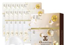 【折后$14.4 Prime包邮】JAYJUN Collagen Skin Fit 胶原蛋白紧致补水面膜 10片装