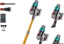 【折后$63.79 包邮】6合1防缠绕+LED照明无线吸尘器