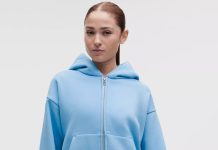 【折后$84 包邮】lululemon Steady State SuperLoft 女士全拉链连帽卫衣