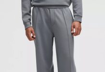 【折后$89 包邮】Lululemon Smooth Spacer 男士细褶修身长裤