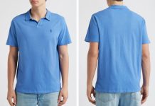 45折!【折后$56.24 包邮】Polo Ralph Lauren 男士纯棉开领Polo衫