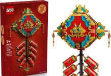 年味十足!【折后$55.98 包邮】LEGO 乐高新春招财爆竹春节限定积木 1039片