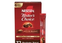 【折后$14.49 Prime包邮】NESCAFE Taster’s Choice 轻度烘焙速溶咖啡 72包!