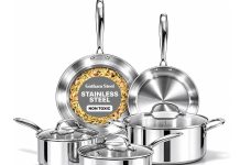 【折后$64.06 包邮】Gotham Steel 不锈钢锅具10件套!