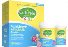 【折后$27.78 Prime包邮】Culturelle 儿童益生菌咀嚼片 45粒*两瓶!