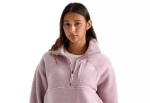 【折后$84 包邮】The North Face Yumiori Off-Peak 女士半拉链抓绒外套