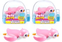 【折后$10.99 Prime包邮】Pets Alive 戏水小企鹅玩具 2只装