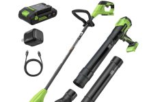 【折后$99.99 包邮】Greenworks 24V 打边机+落叶吹风机 带电池和充电器!