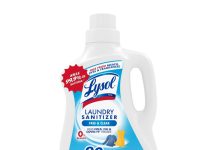 【折后$8.43 Prime包邮】Lysol 无香型衣物除菌液 90oz大容量