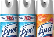 流感季必备!【折后$14.29 Prime包邮】Lysol 多用途杀菌消毒喷雾 19oz*3瓶装