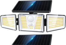 【折后$13.66 Prime包邮】210颗LED太阳能感应户外安防灯 2只装