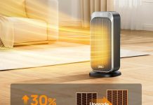北美heater NO.1的品牌!【折后$59.43 包邮】DREO 1500W 立式遥控 静音暖风机