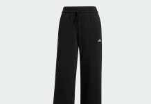 【折后$23.1 包邮】adidas Essentials 经典小Logo宽松直筒抓绒休闲长裤