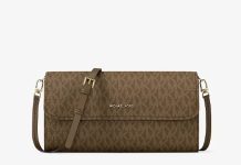 【折后$56.88 包邮】MICHAEL KORS Jet Set 经典老花小号可拆卸肩带斜挎包