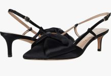 【折后低至$38.7 包邮】kate spade 女士时尚黑色单跟鞋!