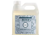 【折后$9.48 Prime包邮】Mrs. Meyer’s 限量雪花洗手液 33OZ!