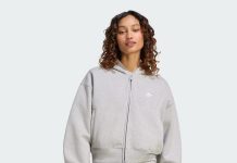 【折后$27.3 包邮】Adidas Essentials Fleece 女士全拉链卫衣