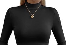 【折后$7.59 Prime包邮】女士时尚修身高领上衣!