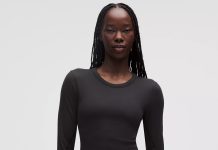【折后$49 包邮】Lululemon Hold Tight 女士短款修身长袖T恤 多色选