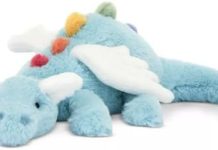 【折后$84.99 包邮】Jellycat Sky Dragon 天空彩虹龙大号毛绒玩偶