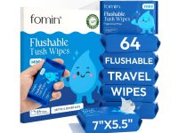 【折后$5.19 Prime包邮】便携式可冲水湿厕纸 8包共64片
