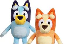 Bug神价!一个才$2+!【折后$11.54 Prime包邮】Bluey 布鲁伊与Bingo宾果毛绒玩偶套装 4件套