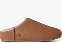 【折后$78 包邮】UGG Elea 女士防水麂皮羊毛拖鞋 多色选